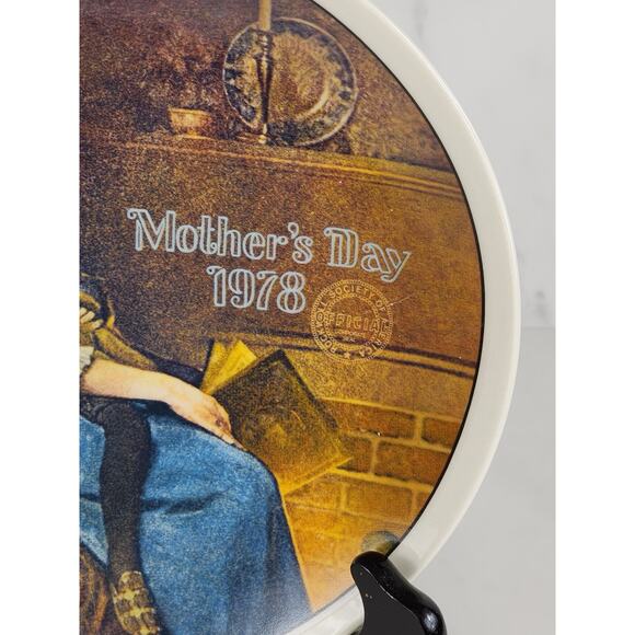 Bedtime Plate Wall Decor 1978 Fine China 8 1/2" Mother's Day Home Decor Vintage - Picture 6 of 12